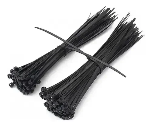 Amarre Plástico Ancho Negro 10 cm x 2.5 mm