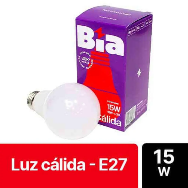 Bombillo LED E27 - Luz Cálida