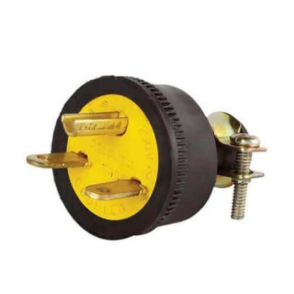 Clavija Caucho Polo a Tierra 15A 250V