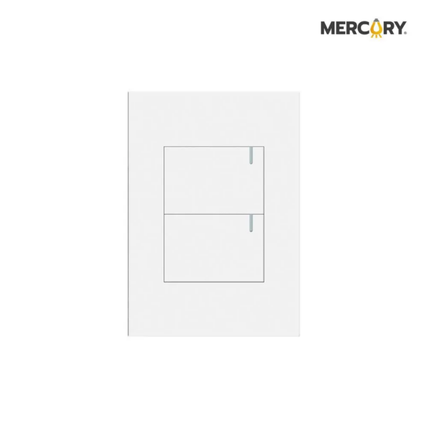 Interruptor Doble Conmutable White Luxury