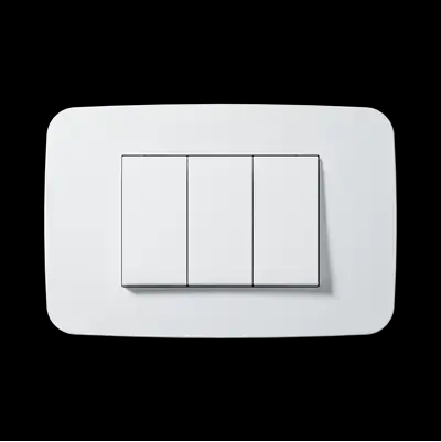 Interruptor Triple Origen Blanco