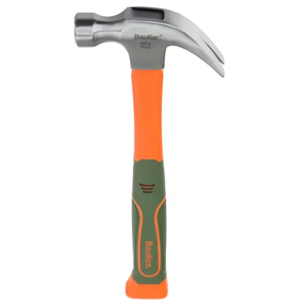 Martillo Una 16oz M/Fibra Bauker