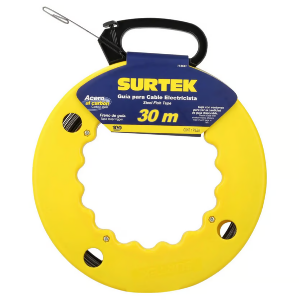 Sonda para Cable 30 m Alambre 1.1/16'' x 1/8'' Acero