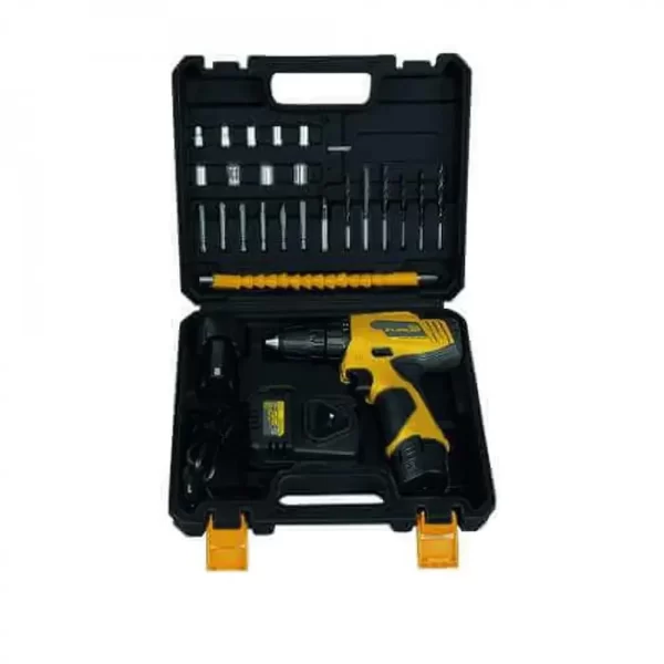 "Taladro Inalam 3/8"" 12 V + 27 Accesorios "