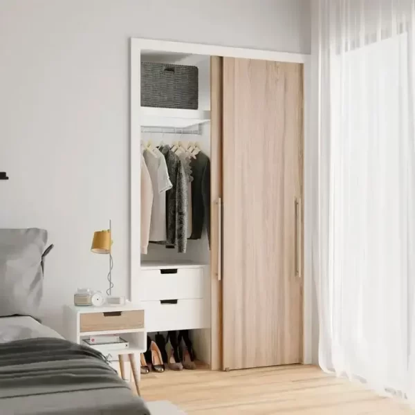 Riel Closet Colgante 2Mt U-20 Galvanizado