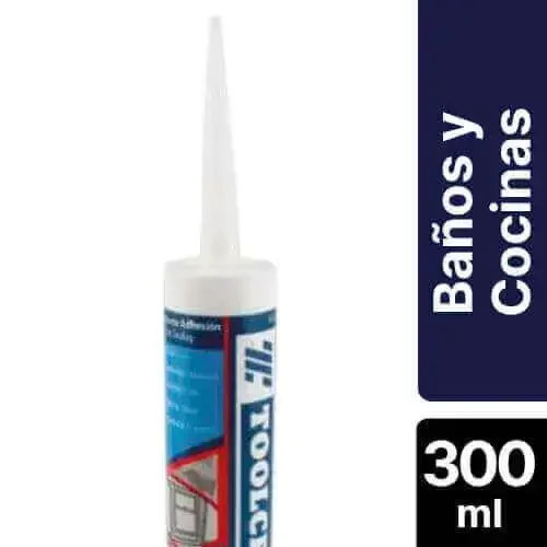 Silicona Transparente Baños y Cocinas 300 ml