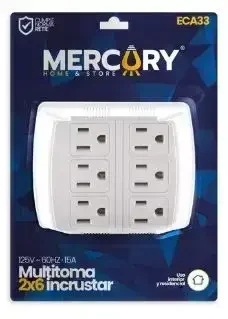 Multitoma Pared 6 Salidas